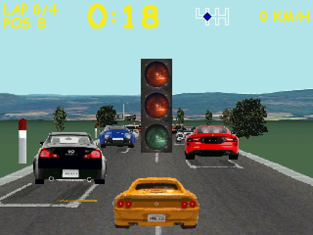 Racer atari screenshot